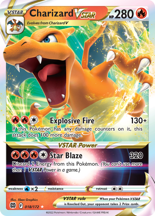 Charizard VSTAR (018 172) (Jumbo Card) [Sword & Shield: Brilliant Stars] Hot on Sale