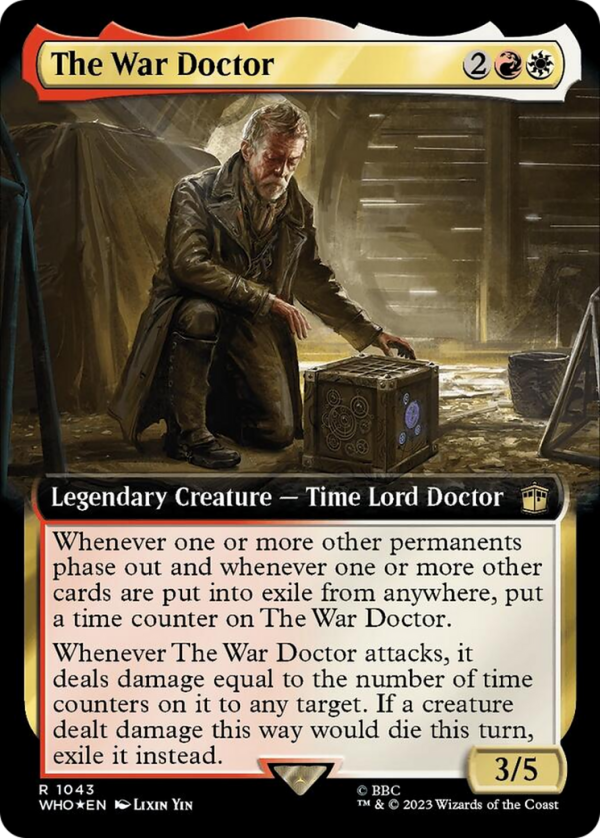 The War Doctor (Extended Art) (Surge Foil) [Doctor Who] on Sale