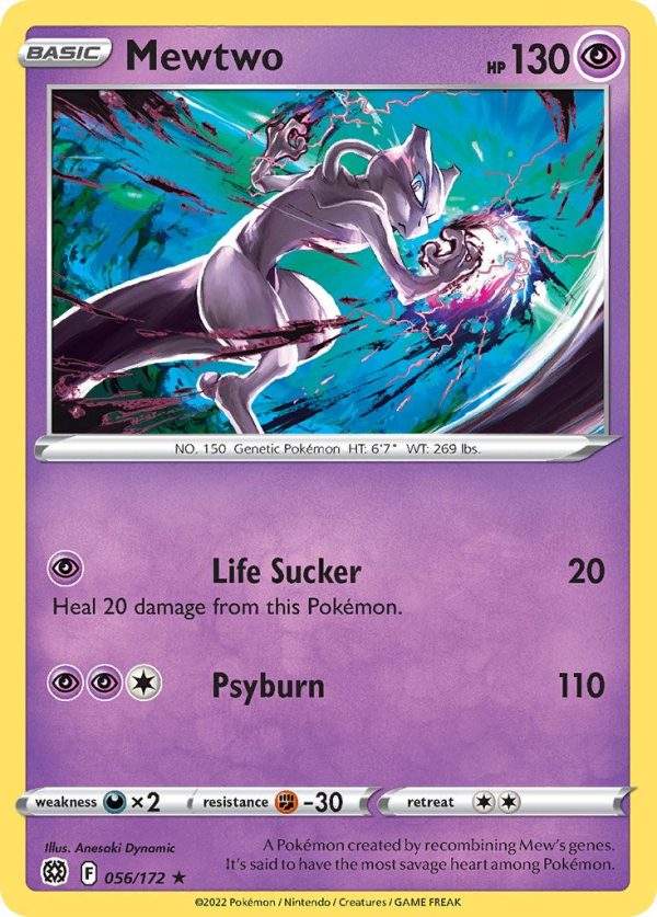 Mewtwo (056 172) (Cosmos Holo) [Sword & Shield: Black Star Promos] For Cheap