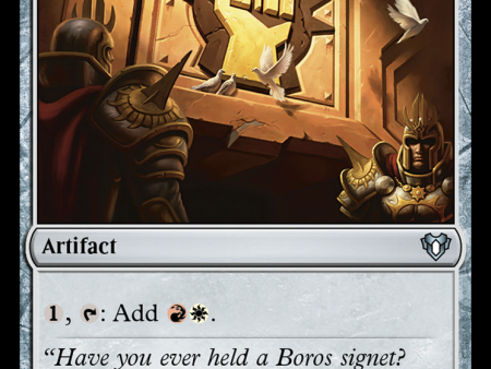 Boros Signet [Commander Masters] on Sale