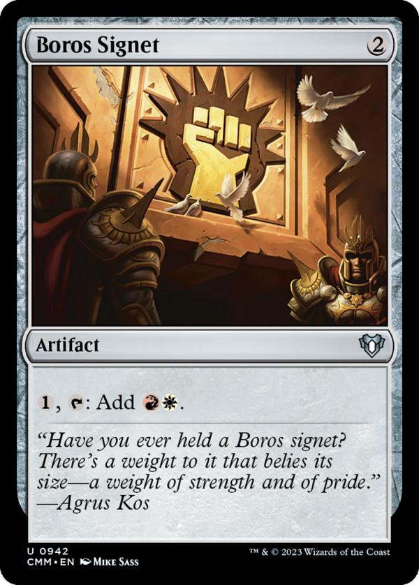 Boros Signet [Commander Masters] on Sale