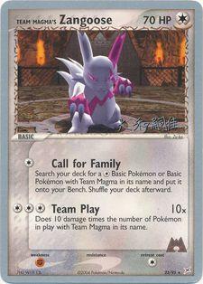 Team Magma s Zangoose (23 95) (Magma Spirit - Tsuguyoshi Yamato) [World Championships 2004] For Discount