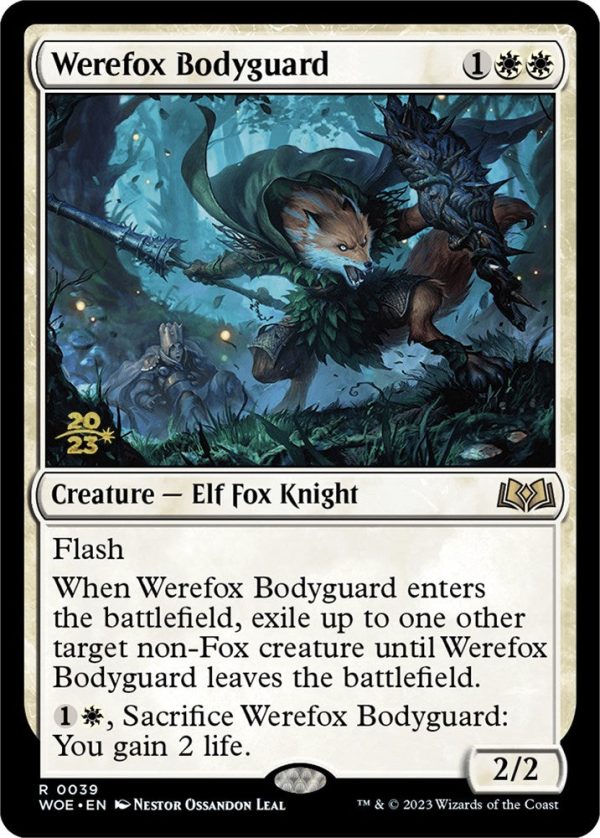 Werefox Bodyguard [Wilds of Eldraine Prerelease Promos] Cheap