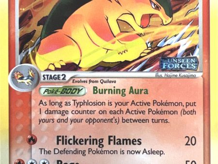 Typhlosion (17 115) (Stamped) [EX: Unseen Forces] For Sale