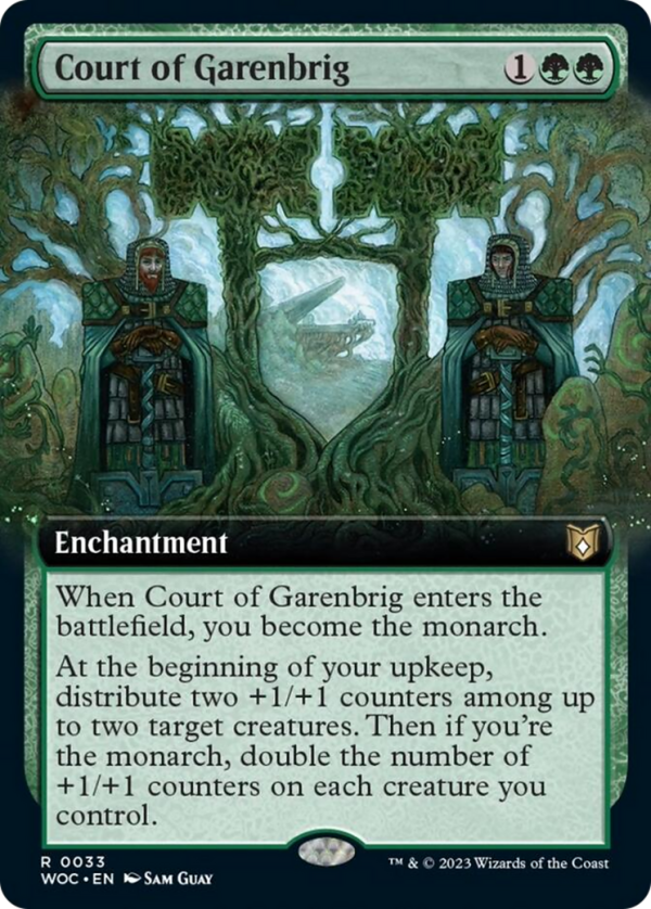 Court of Garenbrig (Extended Art) [Wilds of Eldraine Commander] on Sale