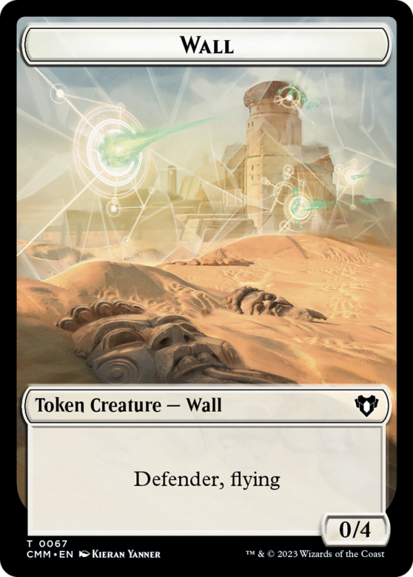 Wall    Kor Ally Double-Sided Token [Commander Masters Tokens] Online now