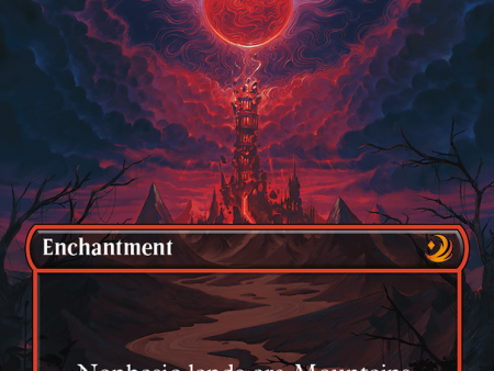 Blood Moon (Anime Borderless) (Confetti Foil) [Wilds of Eldraine: Enchanting Tales] Online now