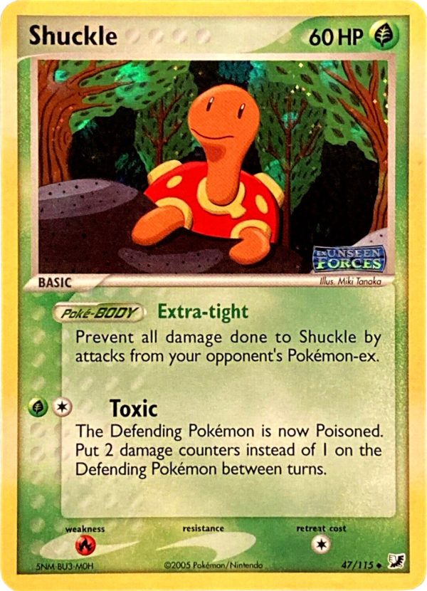 Shuckle (47 115) (Stamped) [EX: Unseen Forces] Discount