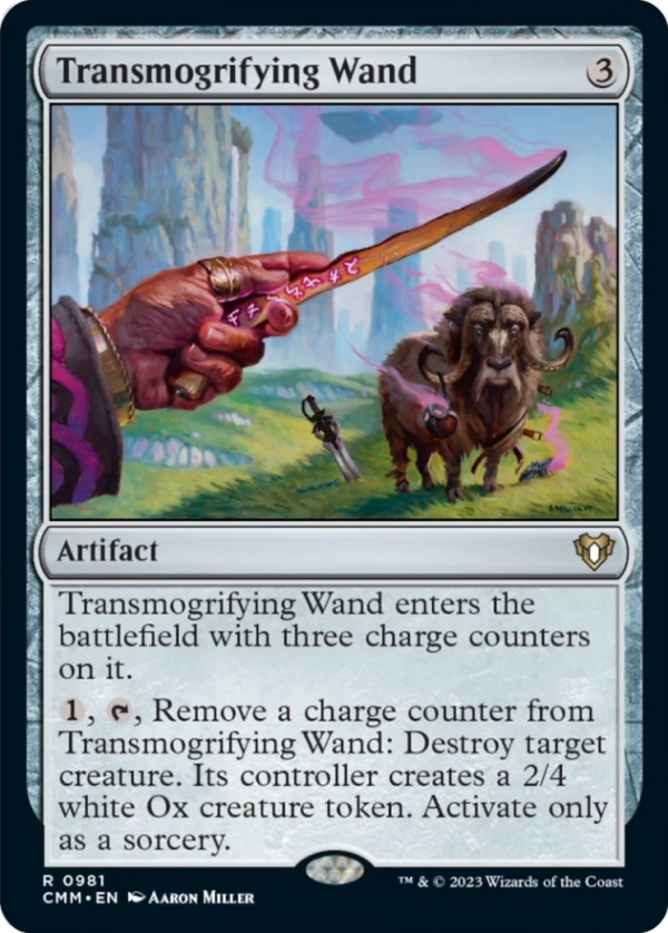 Transmogrifying Wand [Commander Masters] For Discount