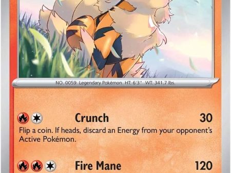 Arcanine (011) [Scarlet & Violet: Black Star Promos] Sale