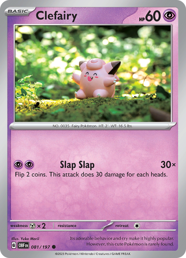 Clefairy (081 197) [Scarlet & Violet: Obsidian Flames] For Cheap