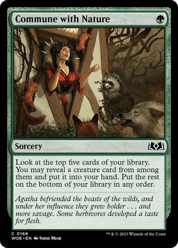 Commune with Nature [Wilds of Eldraine] Online Sale