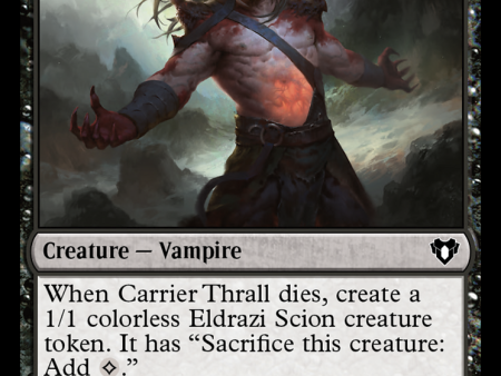 Carrier Thrall [Commander Masters] For Discount