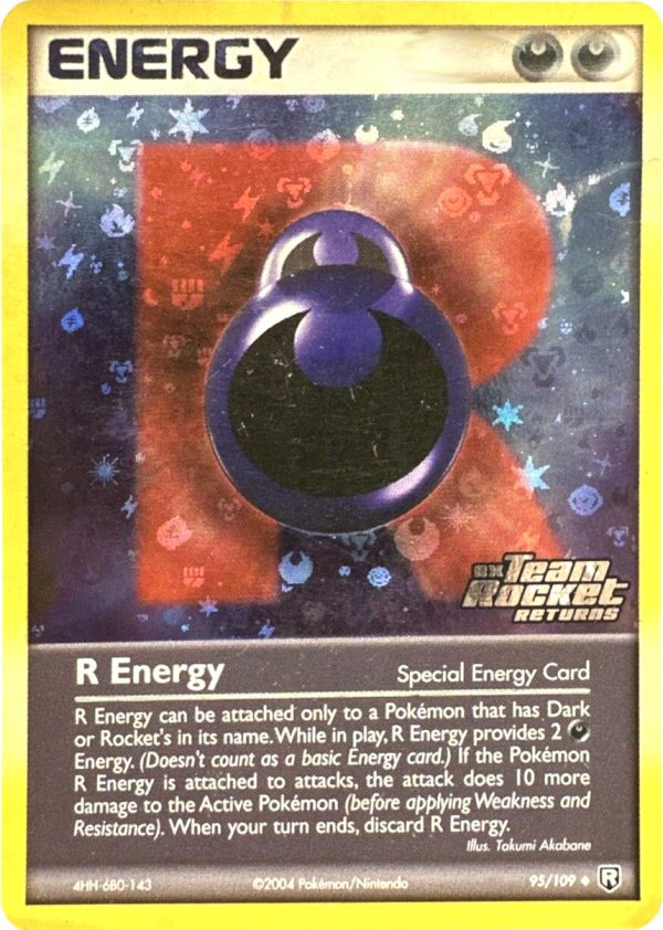 R Energy (95 109) (Stamped) [EX: Team Rocket Returns] Online Sale