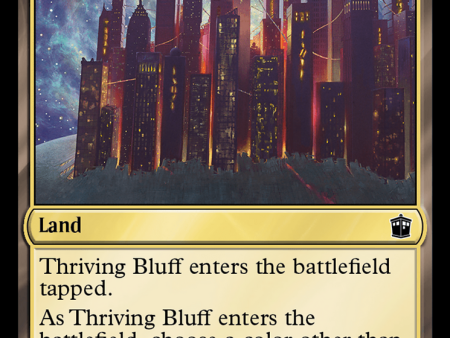 Thriving Bluff (Surge Foil) [Doctor Who] Online now