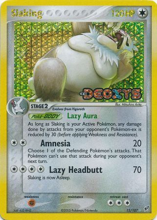 Slaking (15 107) (Stamped) [EX: Deoxys] Discount