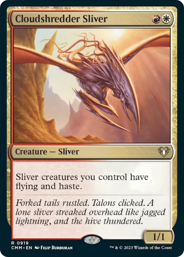 Cloudshredder Sliver [Commander Masters] Hot on Sale