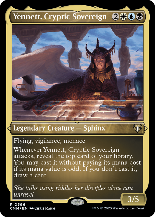 Yennett, Cryptic Sovereign (Foil Etched) [Commander Masters] Hot on Sale