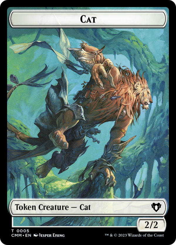 Cat Token (05) [Commander Masters Tokens] Hot on Sale