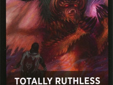 Totally Ruthless Theme Card [Dominaria United Tokens] on Sale