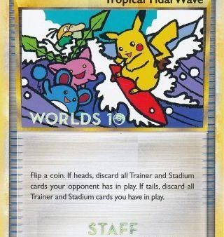 Tropical Tidal Wave (HGSS18) (Staff) [HeartGold & SoulSilver: Black Star Promos] Online Hot Sale