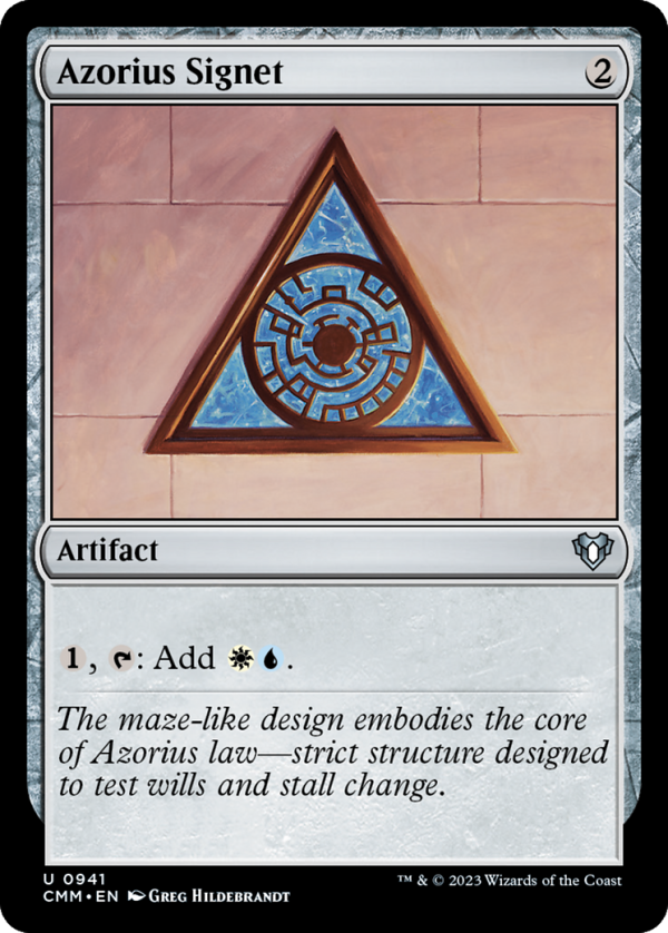 Azorius Signet [Commander Masters] For Sale