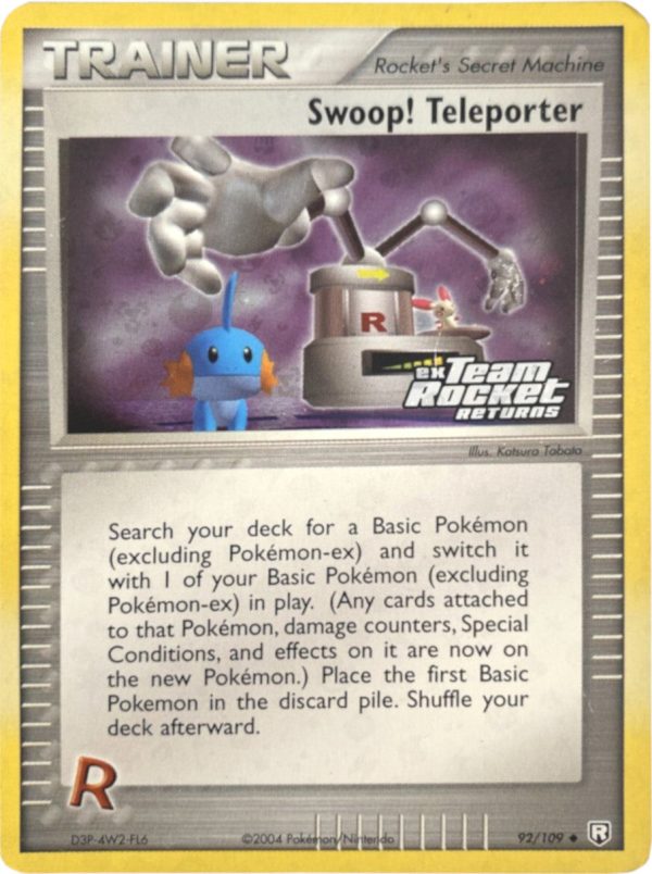 Swoop! Teleporter (92 109) (Stamped) [EX: Team Rocket Returns] For Discount