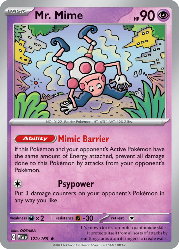 Mr. Mime (122 165) [Scarlet & Violet: 151] Supply