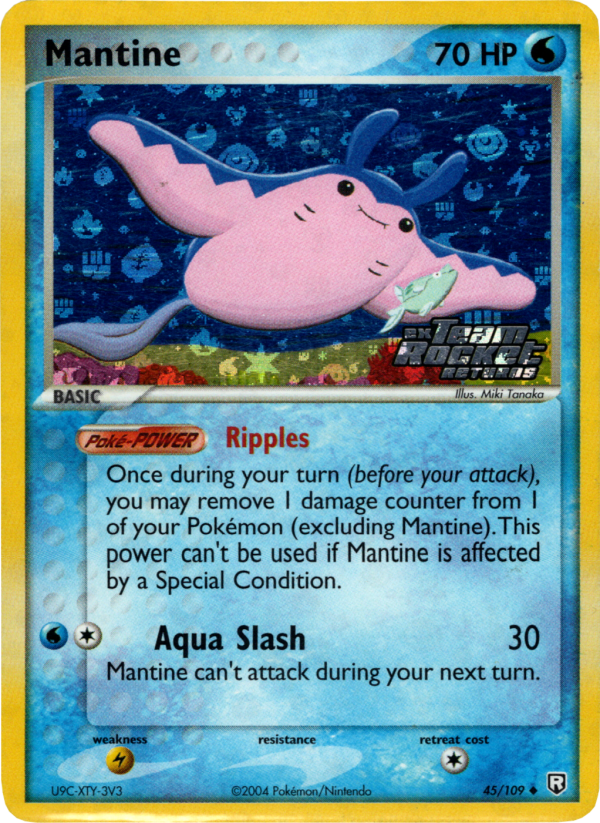 Mantine (45 109) (Stamped) [EX: Team Rocket Returns] Online Sale