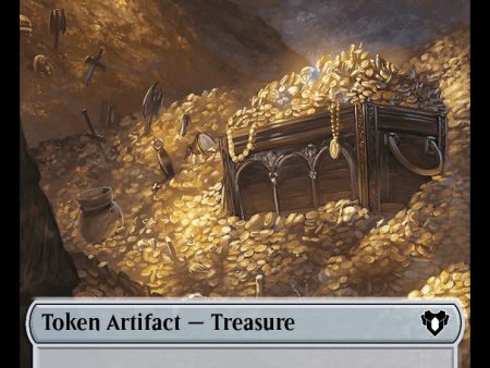 Treasure    Dragon Egg Double-Sided Token [Commander Masters Tokens] Hot on Sale