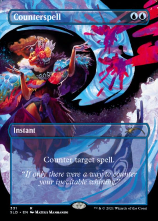 Counterspell (Borderless) [Secret Lair Drop Series] For Sale