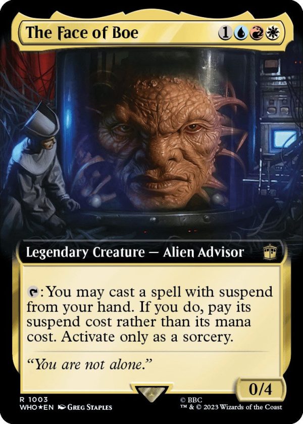 The Face of Boe (Extended Art) (Surge Foil) [Doctor Who] Online