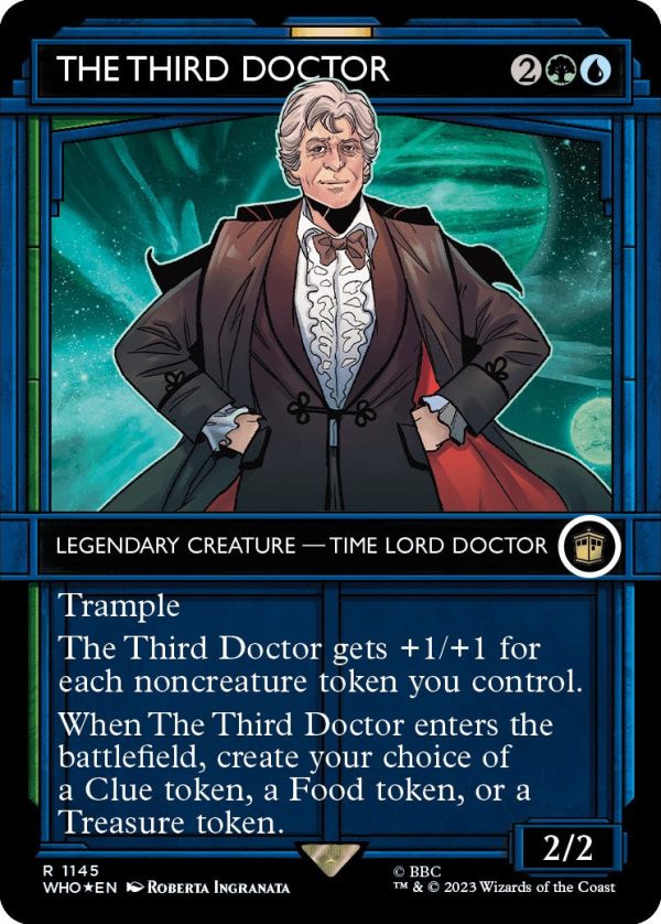 The Third Doctor (Showcase) (Surge Foil) [Doctor Who] Sale