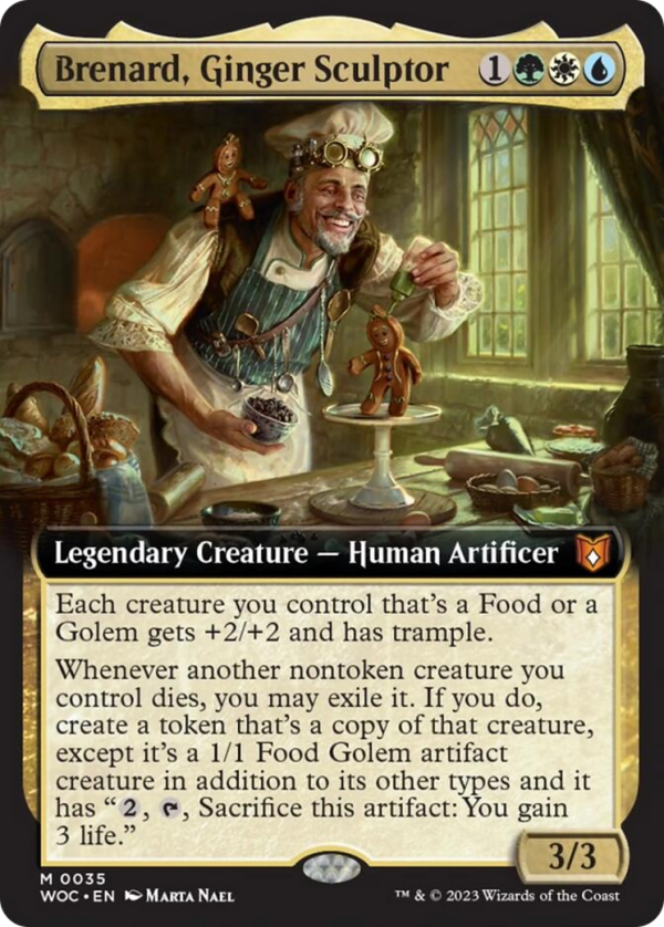 Brenard, Ginger Sculptor (Extended Art) [Wilds of Eldraine Commander] For Discount