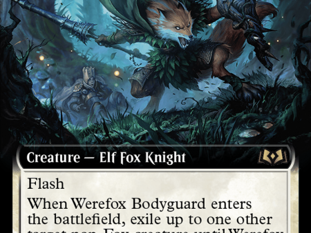 Werefox Bodyguard (Extended Art) [Wilds of Eldraine] Online Hot Sale