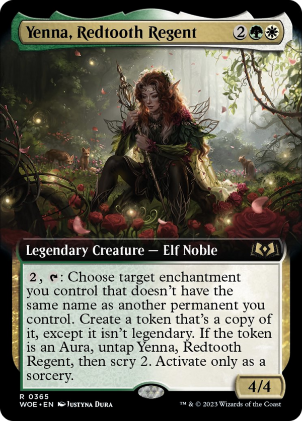 Yenna, Redtooth Regent (Extended Art) [Wilds of Eldraine] For Discount