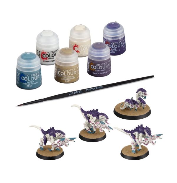 Tyranids: Termagants and Ripper Swarm + Paints Set For Discount