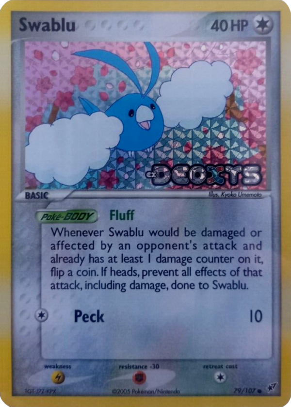 Swablu (79 107) (Stamped) [EX: Deoxys] Online Hot Sale