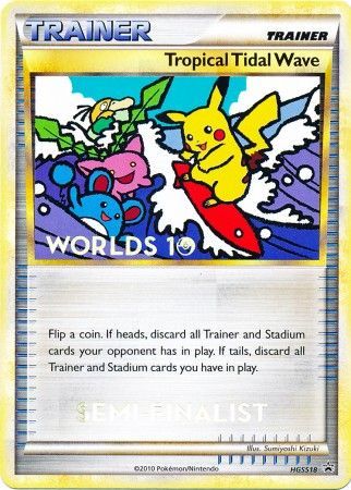 Tropical Tidal Wave (HGSS18) (Semi Finalist) [HeartGold & SoulSilver: Black Star Promos] Discount