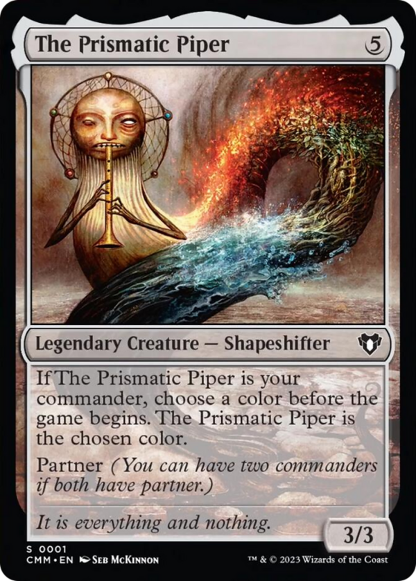 The Prismatic Piper [Commander Masters] Hot on Sale