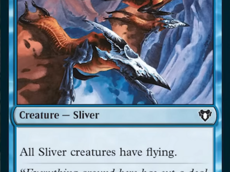 Winged Sliver [Commander Masters] Online Hot Sale