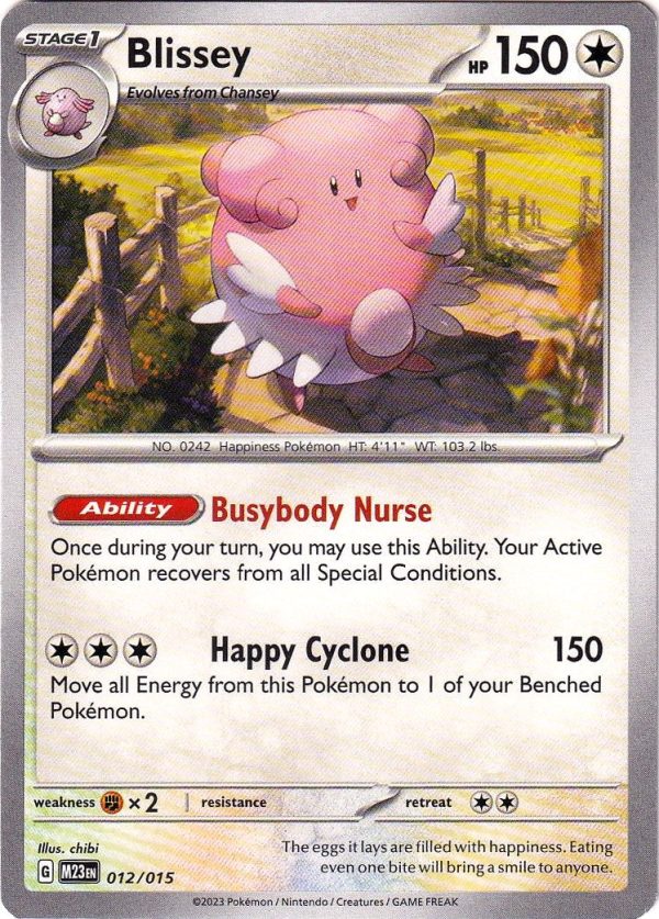 Blissey (012 015) [McDonald s Promos: 2023 Collection] Sale