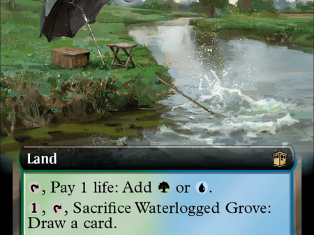 Waterlogged Grove (Extended Art) (Surge Foil) [Doctor Who] Cheap