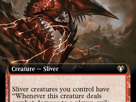 Capricious Sliver (Extended Art) [Commander Masters] Online now