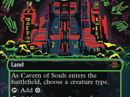 Cavern of Souls (0410a) (Borderless) [The Lost Caverns of Ixalan] on Sale