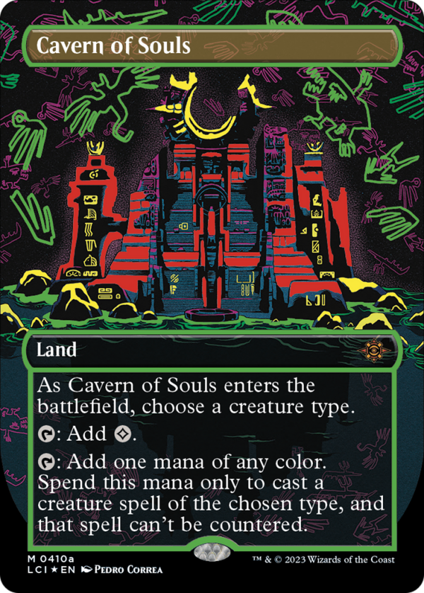 Cavern of Souls (0410a) (Borderless) [The Lost Caverns of Ixalan] on Sale