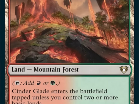 Cinder Glade [Commander Masters] Sale