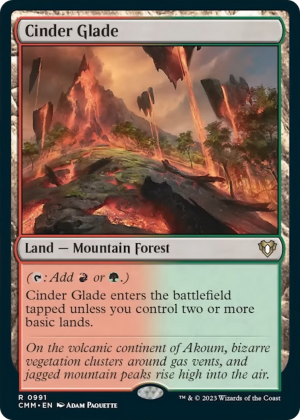 Cinder Glade [Commander Masters] Sale