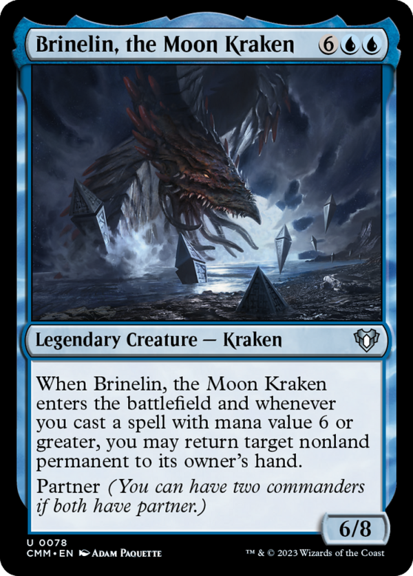 Brinelin, the Moon Kraken [Commander Masters] For Discount