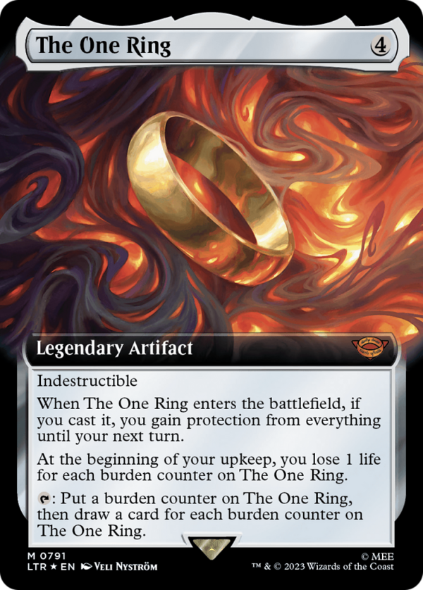 The One Ring (Extended Art) (Surge Foil) [The Lord of the Rings: Tales of Middle-Earth] Sale